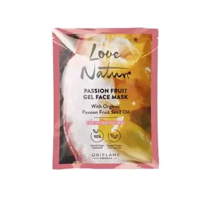 ORIFLAME LOVE NATURE ŻELOWA MASECZKA ​​DO TWARZY OLEJEK Z NASION MARAKUI 10ML