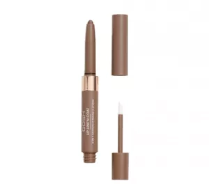 Gosh Lip Line’n Coat zestaw konturówka do ust + matowy top 004 Caramel Toffee 2 ml
