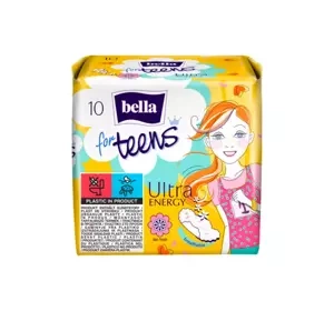 Bella for Teens Ultra Energy podpaski higieniczne ze skrzydełkami 10 sztuk