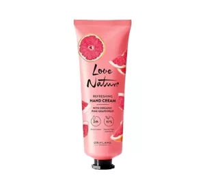 ORIFLAME LOVE NATURE ODŚWIEŻAJĄCY KREM DO RĄK Z RÓŻOWYM GREJPFRUTEM 75ML