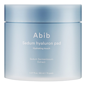 Abib Sedum Hyaluron Pad Hydrating Touch nawilżające płatki do twarzy z kwasem hialuronowym 75 sztuk