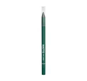Gosh Matte Eye Liner wodoodporna matowa kredka do oczu 012 Forest Green 1,2 g