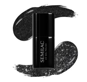 Semilac Love Is In The Nails lakier hybrydowy 394 Sparkling Midnight Date 7 ml