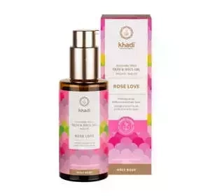 Khadi Skin & Soul odżywczy olejek Rose Love 100ml