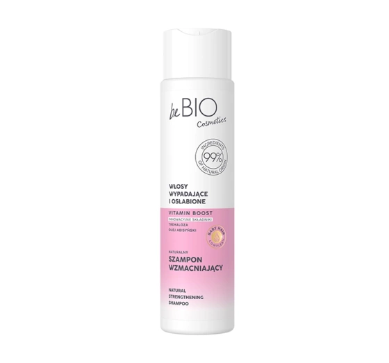 Bebio Vitamin Boost naturalny szampon do włosów wypadających i osłabionych 300 ml