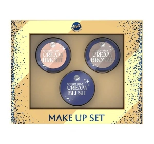 Bell Winter Star Make Up Set róż do policzków 4,5 g + bronzer do twarzy 4,6 g + rozświetlacz 3,5 g
