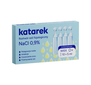 Katarek roztwór soli fizjologicznej 0,9% NaCl 10 x 5 ml