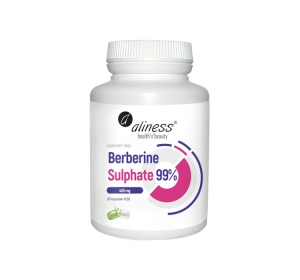 Aliness berberine sulphate 98% 400 mg 60 kapsułek