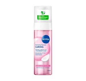 NIVEA Caring pielęgnująca pianka do oczyszczania twarzy 150 ml