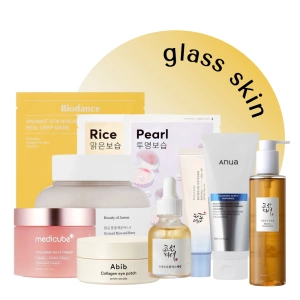 eZebra K-Beauty Set Rytuał Rozświetlający Glass Skin zestaw koreańskich kosmetyków rozświetlających