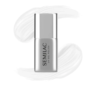 Semilac Fiber Base mleczna baza z włóknami nylonowymi do lakierów hybrydowych 7 ml