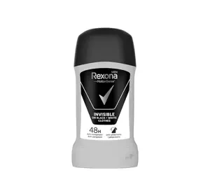Rexona Men Invisible Black+White antyperspirant w sztyfcie dla mężczyzn 50 ml
