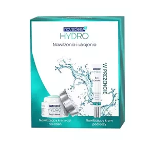 Novaclear Hydro nawilżenie i ukojenie zestaw krem na dzień 50 ml + krem pod oczy 15 ml