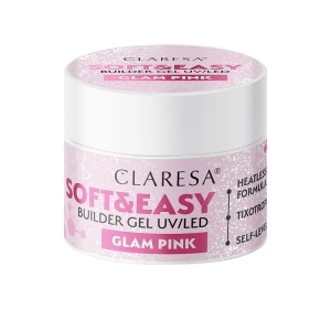 Claresa Soft & Easy żel budujący Glam Pink 45 g