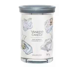 Yankee Candle Signature Tumbler duża świeca zapachowa Soft Blanket 567 g
