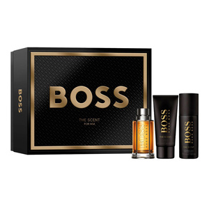 Hugo Boss Boss The Scent woda toaletowa spray 100 ml + dezodorant spray 150 ml + żel pod prysznic 100 ml