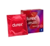 Durex Feel Thin Extra Lubricated cienkie prezerwatywy nawilżane 3 szt
