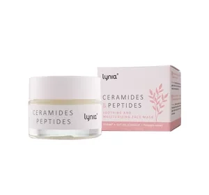 Lynia Pro nawilżająco-łagodząca maska z ceramidami i peptydami 50 ml