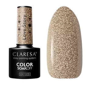 Claresa hybrydowy lakier do paznokci Love Story 1 5 g