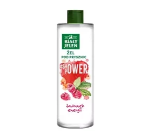 Biały Jeleń #Shower Power żel pod prysznic Malina 400 ml