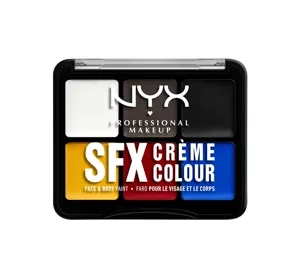 NYX Professional Makeup SFX Face & Body paleta farbek do twarzy i ciała 01 Primary 6 g