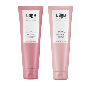 AA LAAB zestaw żel do mycia twarzy 150 ml + balsam do demakijażu 150 ml