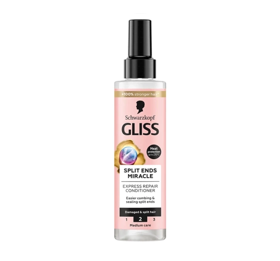 Gliss Split Ends Miracle ekspresowa odżywka do włosów zniszczonych i z rozdwojonymi końcówkami 200ml