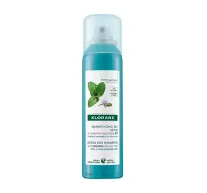 Klorane suchy szampon detoksykujący z miętą nadwodną bio 150 ml