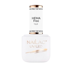 NaiLac matowy top hybrydowy HEMA Free No Wipe 7 ml