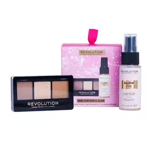 Makeup Revolution Mini Contour & Glow zestaw prezentowy