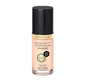 Max Factor Facefinity All Day Flawless 3 in1 wegański podkład C10 Fair Porcelain 30 ml