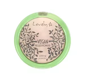 Lovely Vegan matujący puder do twarzy 8 g