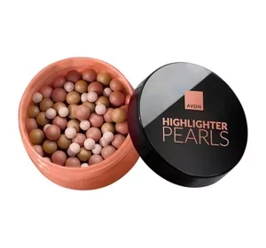 Avon Highlighter Pearls rozświetlacz do twarzy w perełkach Light Peach 28 g