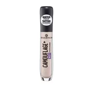 Essence Camouflage + Matt wodoodporny korektor matujący 20 Light Ivory 5 ml