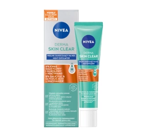NIVEA Derma Skin Clear peeling złuszczający na noc 40 ml