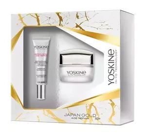 Yoskine Japan Gold Age Repair 50+ zestaw do pielęgnacji twarzy krem do twarzy + krem pod oczy