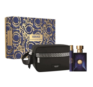 Versace Dylan Blue Pour Homme woda toaletowa spray 100 ml + 10 ml + kosmetyczka