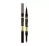 Eveline Cosmetics Brow Art Duo wegański precyzyjny pisak i puder do brwi 02 Medium 1,2 g