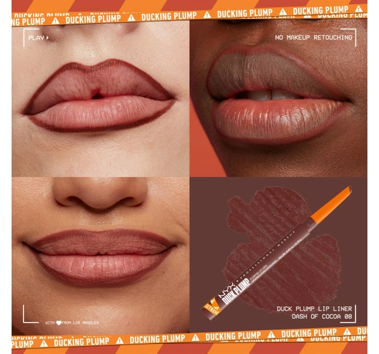 NYX Professional Makeup Duck Plump konturówka do ust 08 Dash Of Cocoa 0,3 g