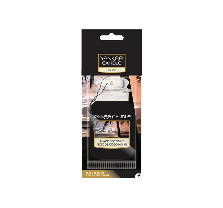 YANKEE CANDLE CAR JAR ZAPACH DO SAMOCHODU BLACK COCONUT