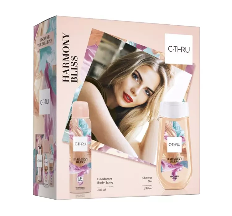 sarantis c-thru harmony bliss spray do ciała 150 ml   zestaw 