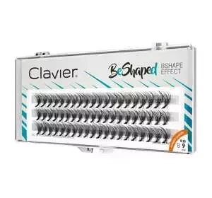 Clavier Beshaped kępki sztucznych rzęs 9 mm skręt B