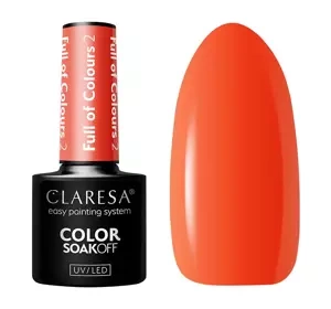 Claresa hybrydowy lakier do paznokci Full of Colours 2 5 g
