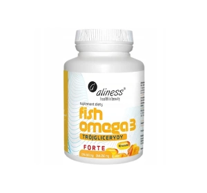 Aliness suplement diety Fish Omega 3 trójglicerydy Forte 60 kapsułek