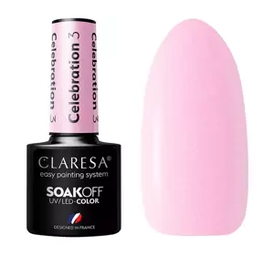 Claresa hybrydowy lakier do paznokci Celebration 3 5 g