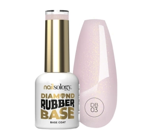 Clavier Nailsology Diamond Rubber Base baza do manicure hybrydowego DB03 Rosy Girl 8ml
