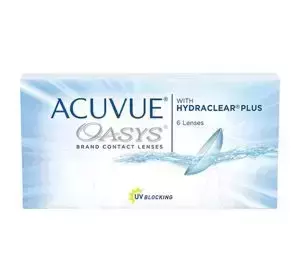 ACUVUE OASYS WITH HYDRACLEAR PLUS 6 SZTUK -0.50 / 8.4