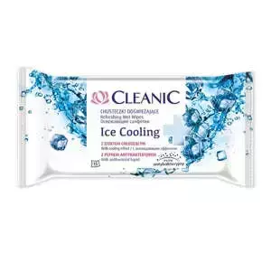 CLEANIC ICE COOLING CHUSTECZKI ODŚWIEŻAJĄCE Z EFEKTEM CHŁODZĄCYM 15 SZTUK