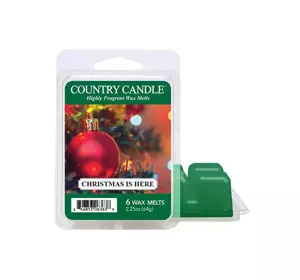 COUNTRY CANDLE WOSK ZAPACHOWY CHRISTMAS IS HERE 64G