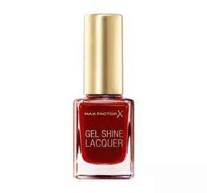 MAX FACTOR GEL SHINE LACQUER LAKIER DO PAZNOKCI 50 RADIANT RUBY 11ML